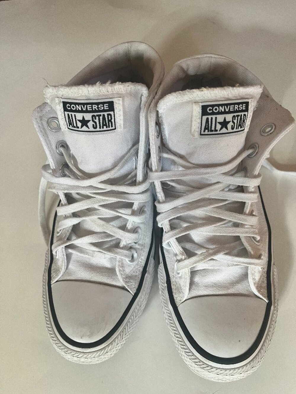 Size 7.5 - Converse Chuck Taylor All Star Madison Mid White